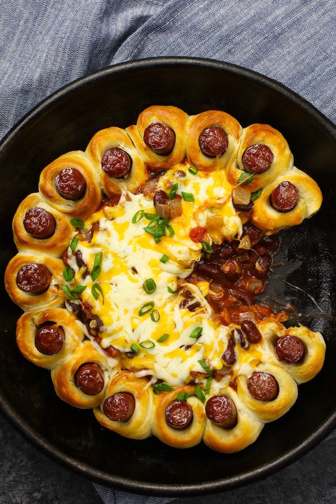 Chili Cheese Dogs Bake the Best chili dog recipe ever. It’s so easy to prepare and baked to perfection in the oven for a delicious comfort meal!
