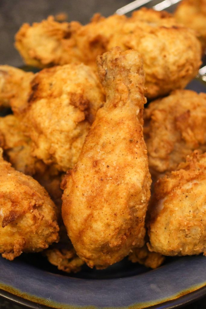 Sous Vide Fried Chicken is crispy and crunchy on the outside with the most tender and juicy meat on the inside. It’s the easiest way to fry chicken as sous vide produces evenly cooked meat, which is then coated with flour and buttermilk and deep fried quickly to golden perfection. #SousVideFriedChicken #FriedChicken