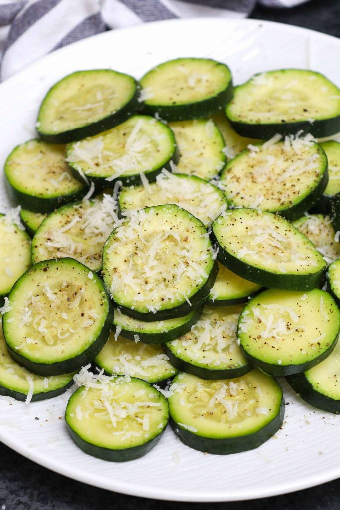Tender and flavorful zucchini cooked to absolute perfection. This Sous Vide Zucchini is healthy, nutritious, and is bound to become a summer side dish staple! #SousVideZucchini