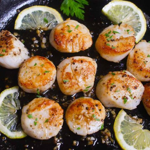 Perfectly Tender Sous Vide Scallops with Lemon and Butter