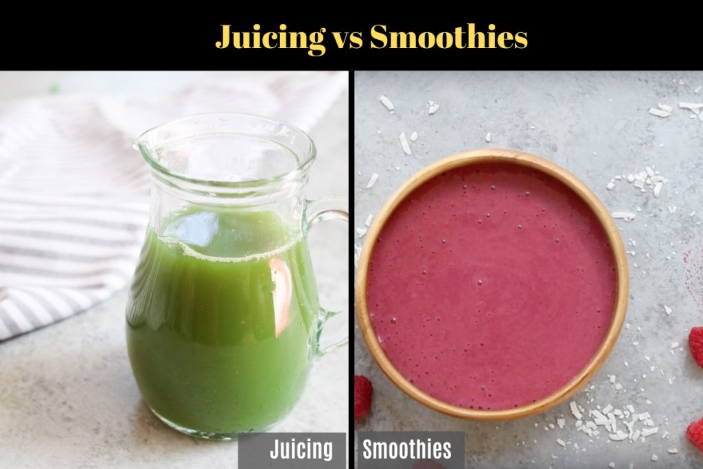 Juicing vs smoothies – explore the differences between the two popular drinks, their health benefits, nutrition and which one is better for you. You’ll find everything you need to know about juice vs smoothie with this complete guide.