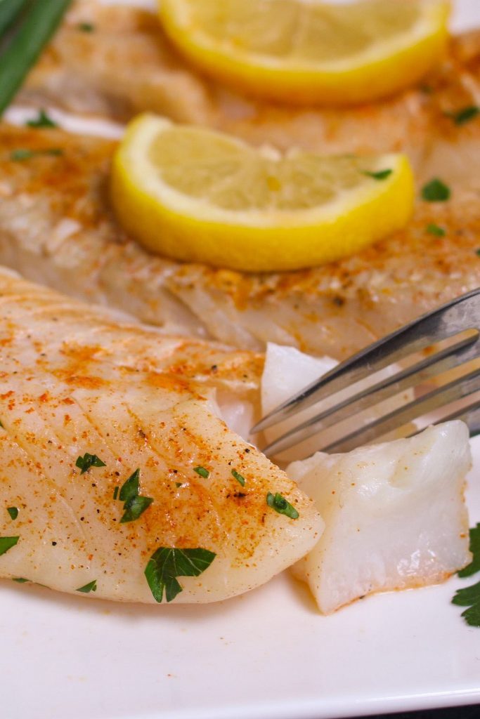 Lemon Garlic Sous Cod