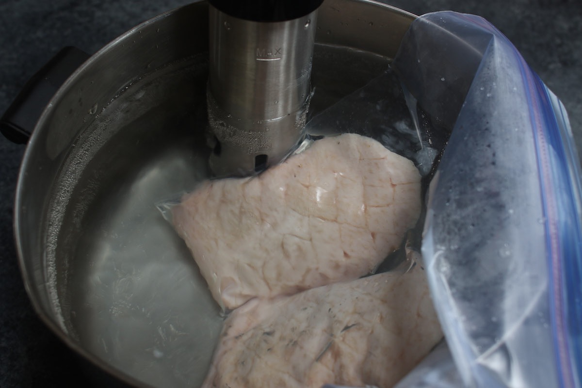 Sous Vide Duck Breast with Crispy Skin