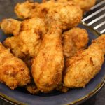 Sous Vide Fried Chicken is crispy and crunchy on the outside with the most tender and juicy meat on the inside. It’s the easiest way to fry chicken as sous vide produces evenly cooked meat, which is then coated with flour and buttermilk and deep fried quickly to golden perfection.