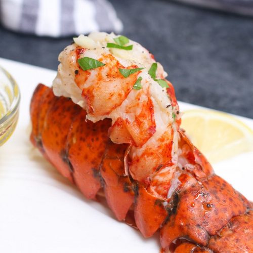 Sous Vide Lobster Tails with Lemon Butter