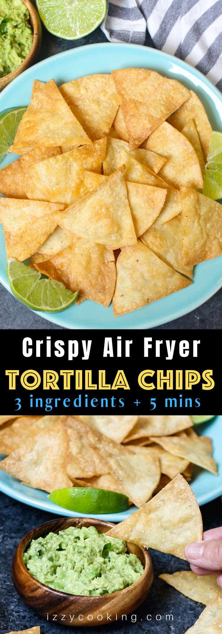 Crispy Air Fryer Tortilla Chips