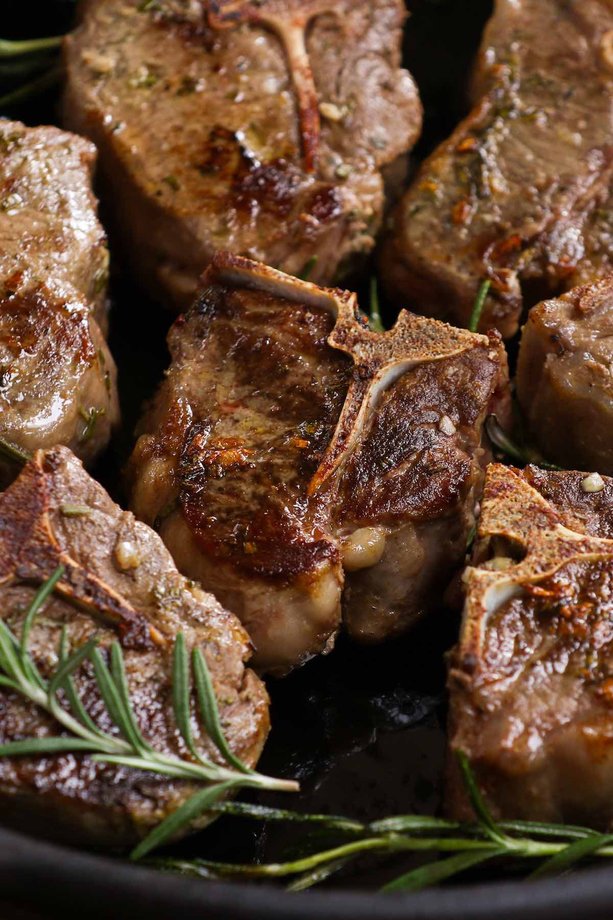 These Rosemary Garlic Sous Vide Lamb Chops are super tender and so flavorful! The sous vide technique allows you to cook better lamb chops than the restaurant. The lamb is precisely and evenly cooked to the temperature you set with your desired doneness!
