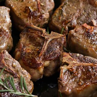 These Rosemary Garlic Sous Vide Lamb Chops are super tender and so flavorful! The sous vide technique allows you to cook better lamb chops than the restaurant. The lamb is precisely and evenly cooked to the temperature you set with your desired doneness!
