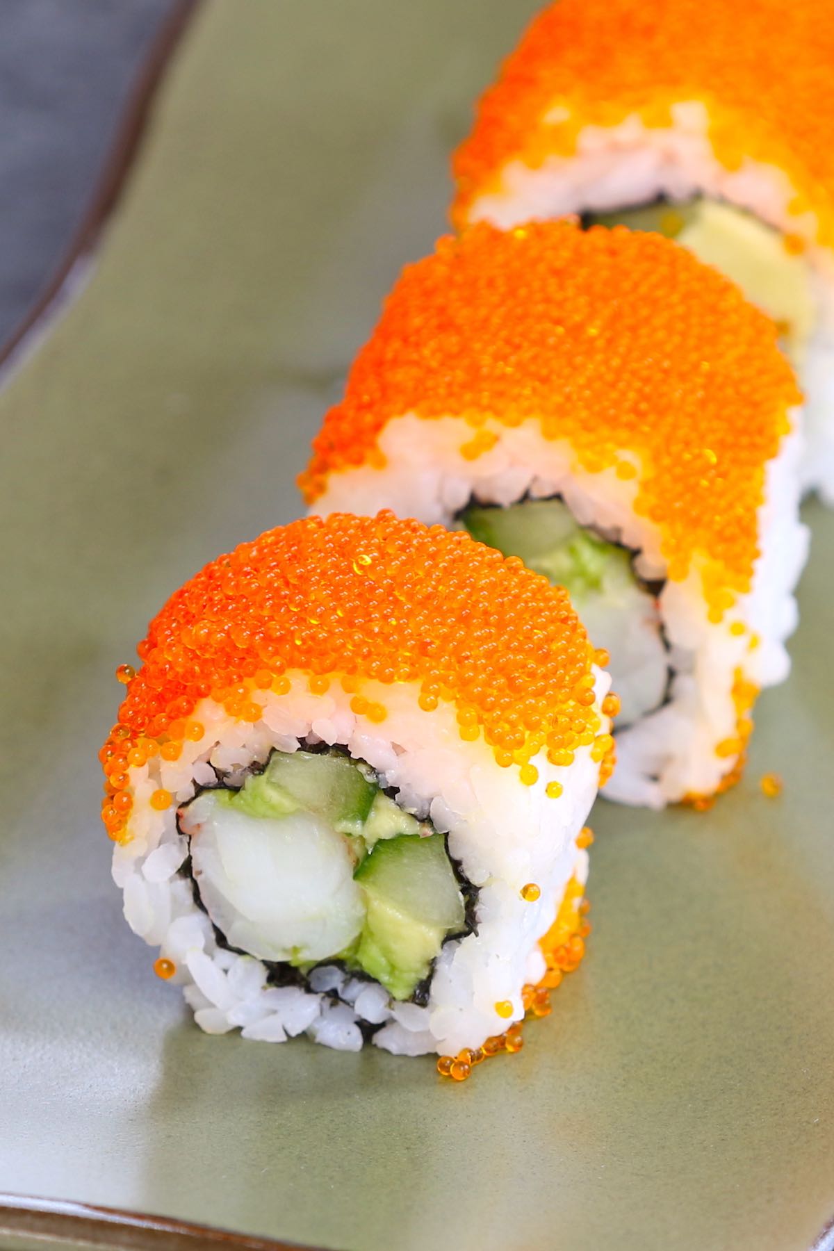 Spicy Crab Roll (Spicy Kani Roll Sushi)