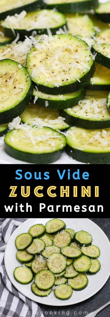 Tender and flavorful zucchini cooked to absolute perfection. This Sous Vide Zucchini is healthy, nutritious, and is bound to become a summer side dish staple!  #SousVideZucchini