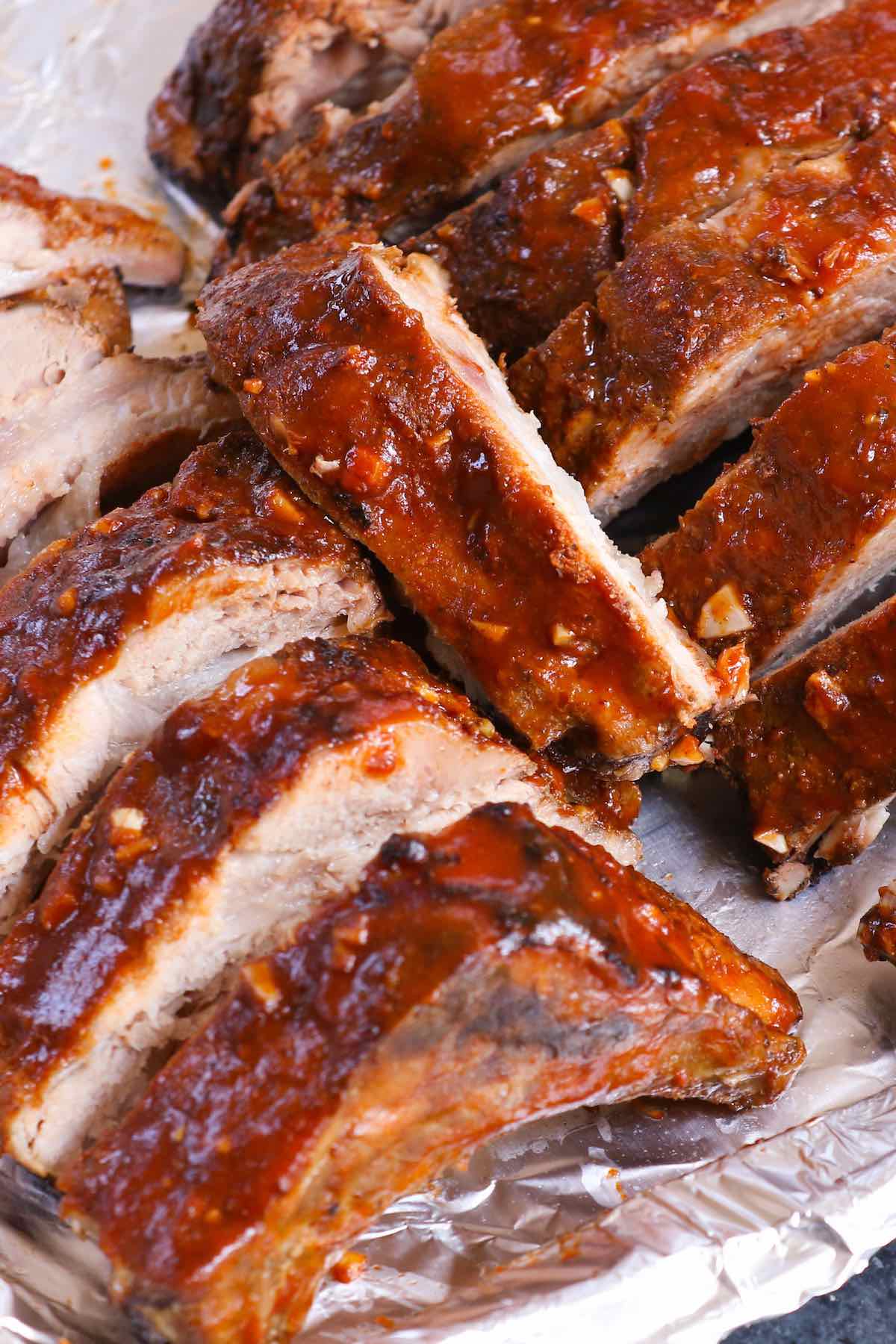 Tender and Sticky Sous Vide BBQ Ribs