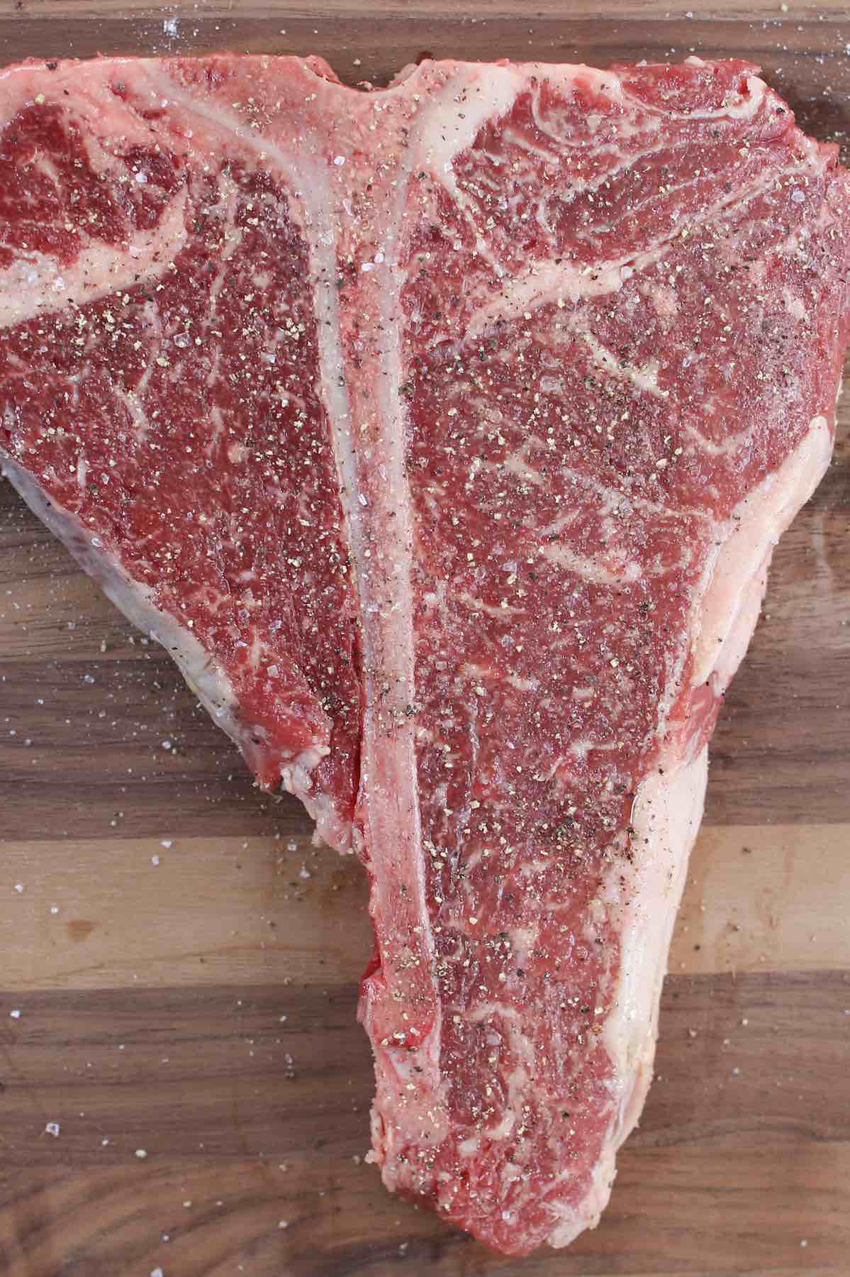 Sous Vide Porterhouse Steak (Time and Temp)