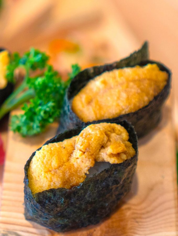 Uni is the Japanese word for the edible part of the sea urchin. It’s a stable in many Japanese restaurants and often used in nigiri sushi, sashimi, or served with salad and pasta. #uniSushi #SeaUrchinSushi #UniSashimi #WhatIsUni