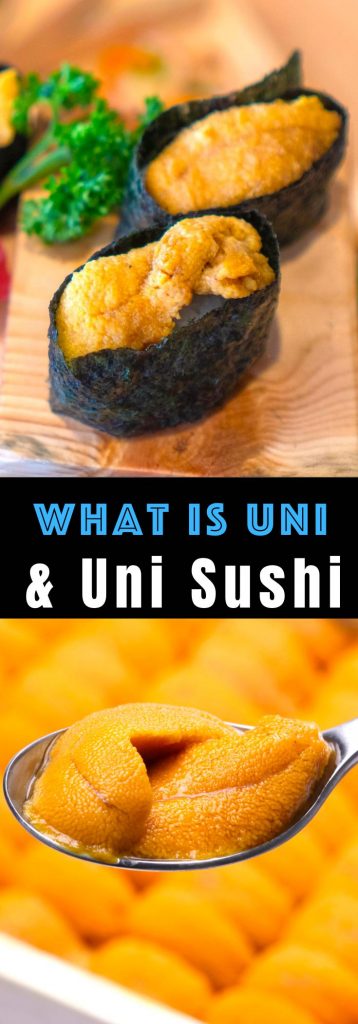 Uni is the Japanese word for the edible part of the sea urchin and often used in nigiri sushi, sashimi, or served with salad and pasta.  Uni Sushi is a stable in many Japanese restaurants.  #uniSushi #SeaUrchinSushi  #UniSashimi #WhatIsUni