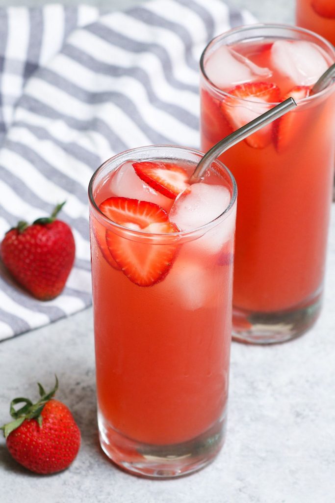 This homemade Starbucks Strawberry Acai Refresher gives you all the delicious flavor of the store-bought drink at the fraction of the price. You’re going to love this copycat recipe as it tastes and looks just like the real thing. Plus you can customize how much sweetness or caffeine you prefer. #StrawberryAcaiRefresher #StrawberryAcaiRefresherRecipe #StarbucksStrawberryAcaiRefresher