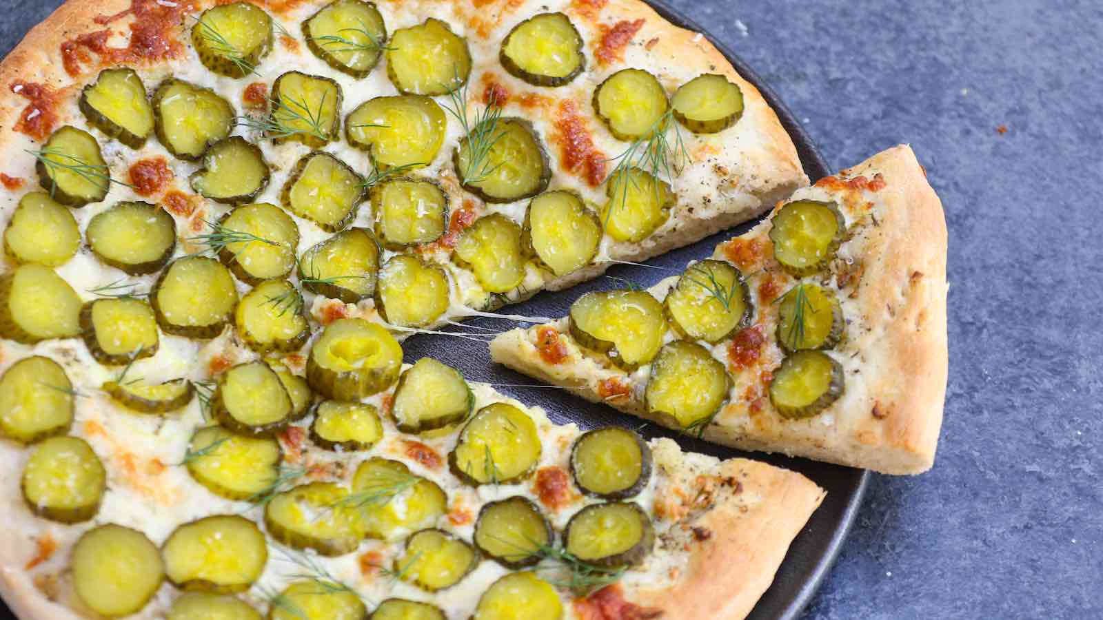 Dill Pickle Pizza (and Easy Homemade Dough)
