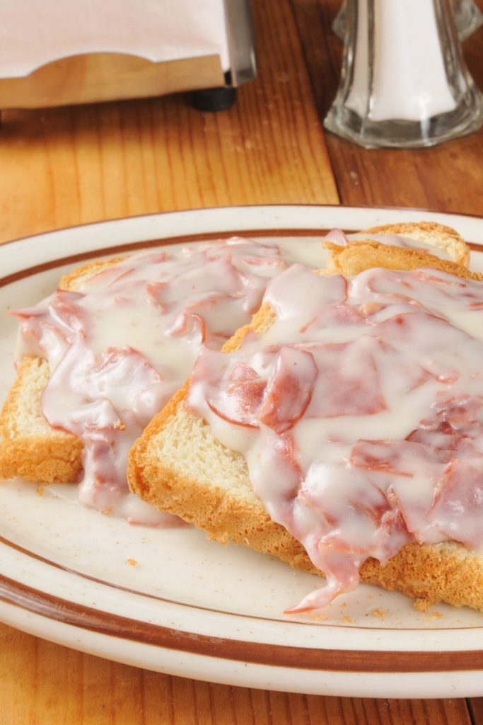 Shit On A Shingle (Creamed Chipped Beef on toast)