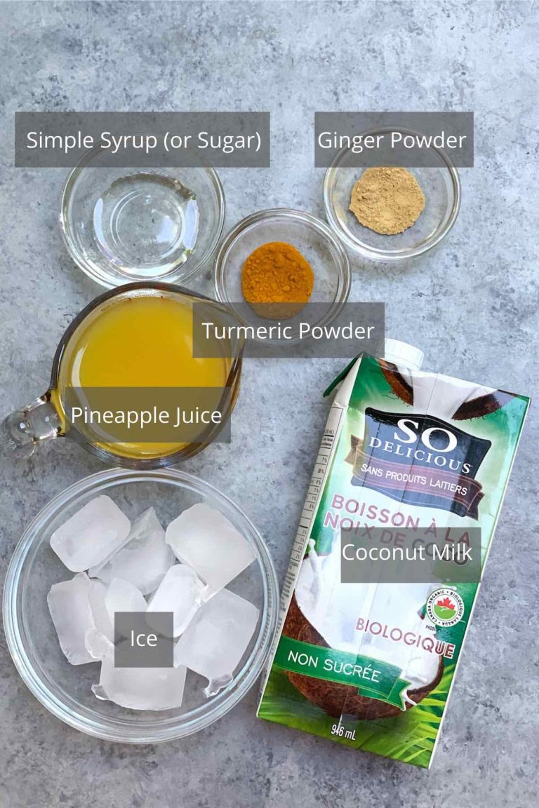 Iced Golden Ginger Drink Starbucks Copycat (+VIDEO)