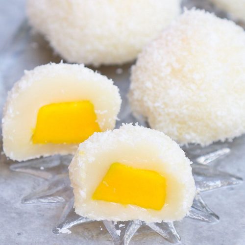 Classic Mango Mochi Easy Daifuku With Coconut Milk