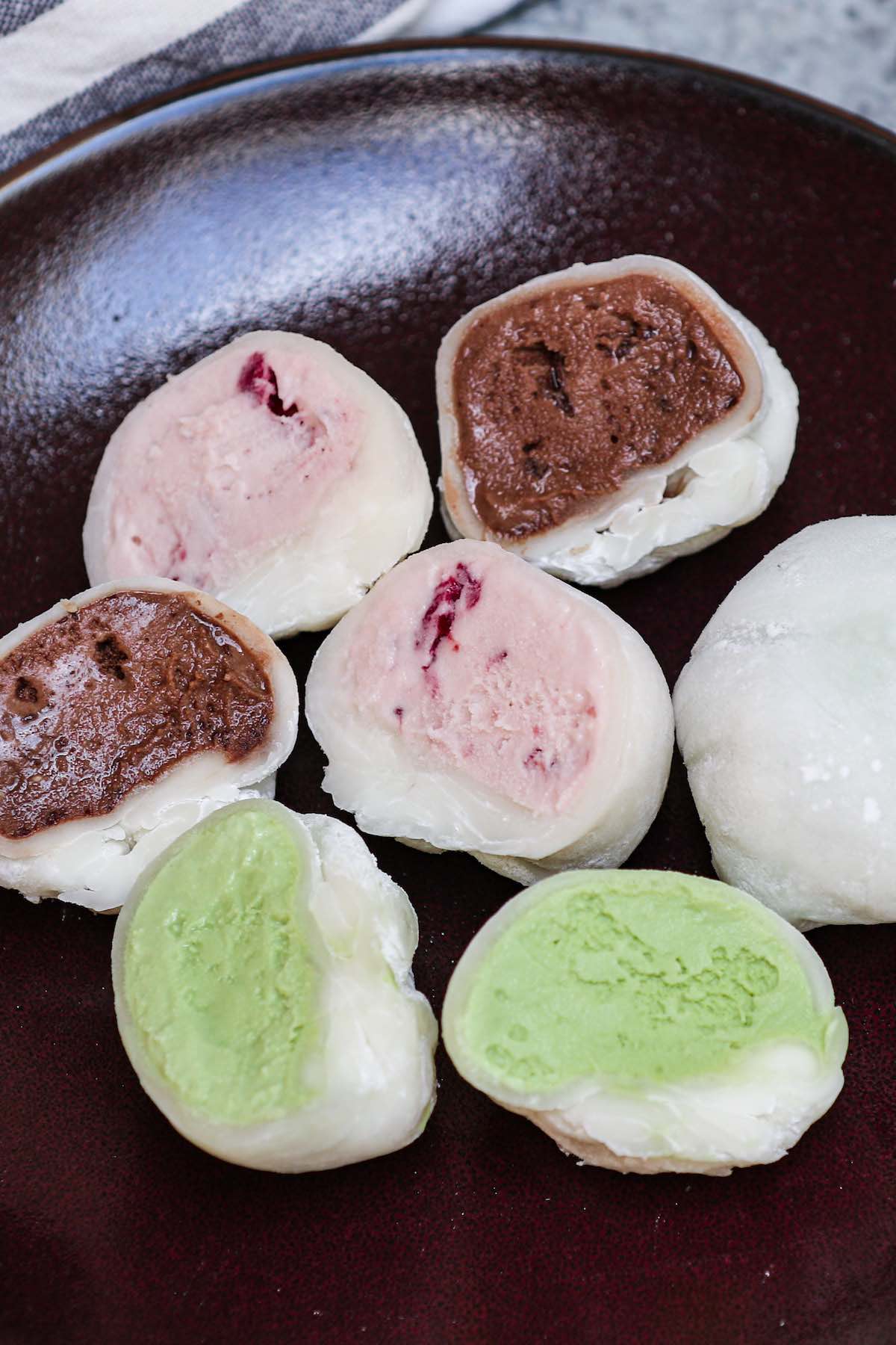 Easy Mochi Ice Cream – 3 Flavors (+Video)