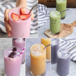 The colorful rainbow-themed drinks have become must-have beverages in the summer. You’ll learn how to make these Starbucks Rainbow Drinks at home with our easy copycat recipes.