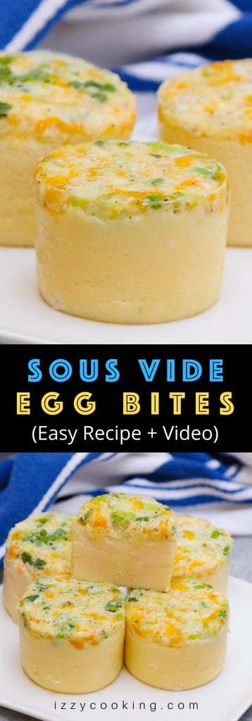 Sous Vide Egg Bites are healthy, nutritious, and flavorful with a velvety texture – perfectly cooked EVERY TIME! Whether you need something quick to grab and go, or you're on a low carb or Keto diet, these DIY Starbucks sous vide egg bites are delicious breakfast ideas great for Meal Prep! You’ll get the inspiration with these 15 best sous vide egg bites recipes. #SousVideEggBites #EggBites #StarbucksEggBites