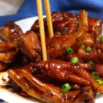 These braised Chicken Feet are cooked long and slow in a rich sauce – so tender and flavorful! This healthy recipe rivals what you would find in the best Chinese Dim Sum restaurant. The best part? No deep-frying required!
