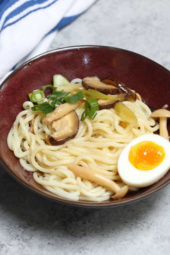 Easy homemade Tsukemen is rich and comforting with Japanese ramen noodles, a flavorful dipping broth, tender pork belly, fresh veggies, and a soft cooked egg. It’s tastier and healthier than the restaurant version, but on the table in less than 30 minutes. #Tsukemen #TsukemenRamen