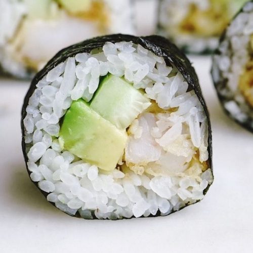 Godzilla Roll Sushi (Shrimp Tempura Roll Recipe)
