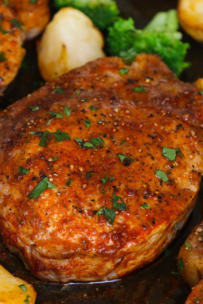 Never make dry and overcooked pork chops again! This Sous Vide Boneless Pork Chops recipe makes perfect juicy and tender pork that’s impossible to achieve with traditional methods! Sous vide machine cooks the chops to your targeted temperature precisely – extremely easy to make with very little fuss. I love how juicy they come out EVERY TIME!