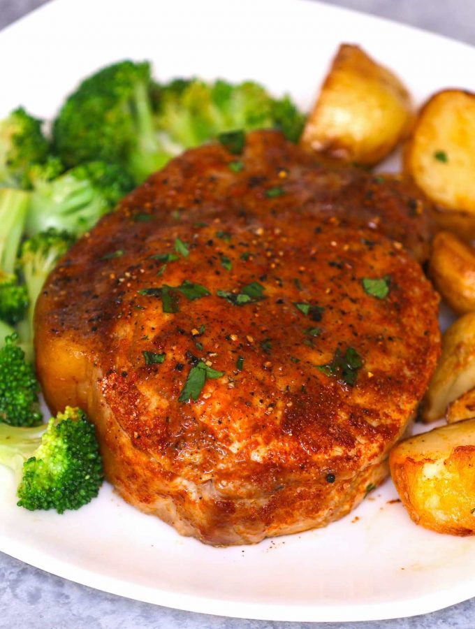 Never make dry and overcooked pork chops again! This Sous Vide Boneless Pork Chops recipe makes perfect juicy and tender pork that’s impossible to achieve with traditional methods! Sous vide machine cooks the chops to your targeted temperature precisely – extremely easy to make with very little fuss. I love how juicy they come out EVERY TIME!