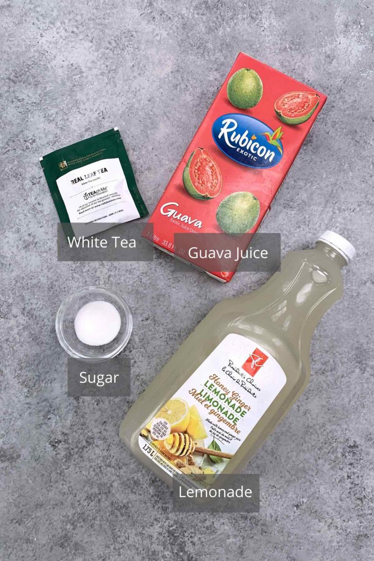 Starbucks Iced Guava White Tea Recipe (With Or Without Lemonade)