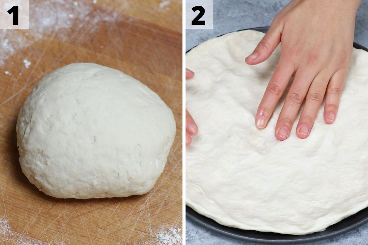 Sardine Pizza recipe: step 1 and 2 photos.