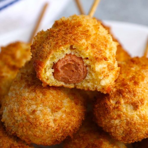 Vegan Korean Corn Dogs with Cheese! – Mary's Test Kitchen