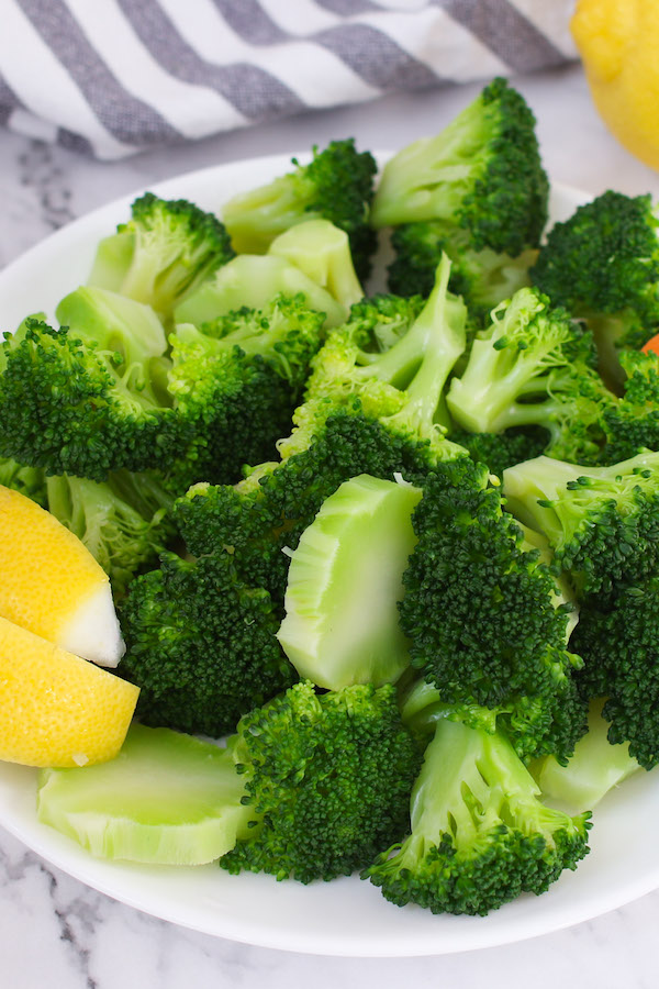 Steamed broccoli