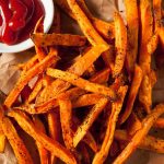 Best side dishes for burgers: crispy baked sweet potato fries
