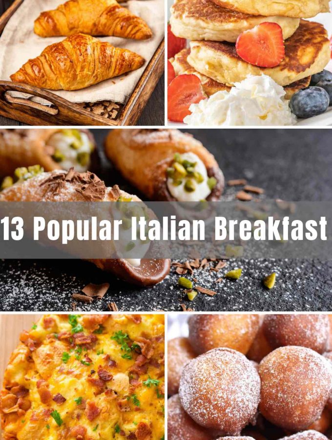 We’ve rounded up the 13 best Italian Breakfast ideas ever! From traditional Italian egg dishes to typical Italian breakfast pastries and everything in between, we’ll take you through 13 delicious foods and drinks below that I’m sure you and your family will love!