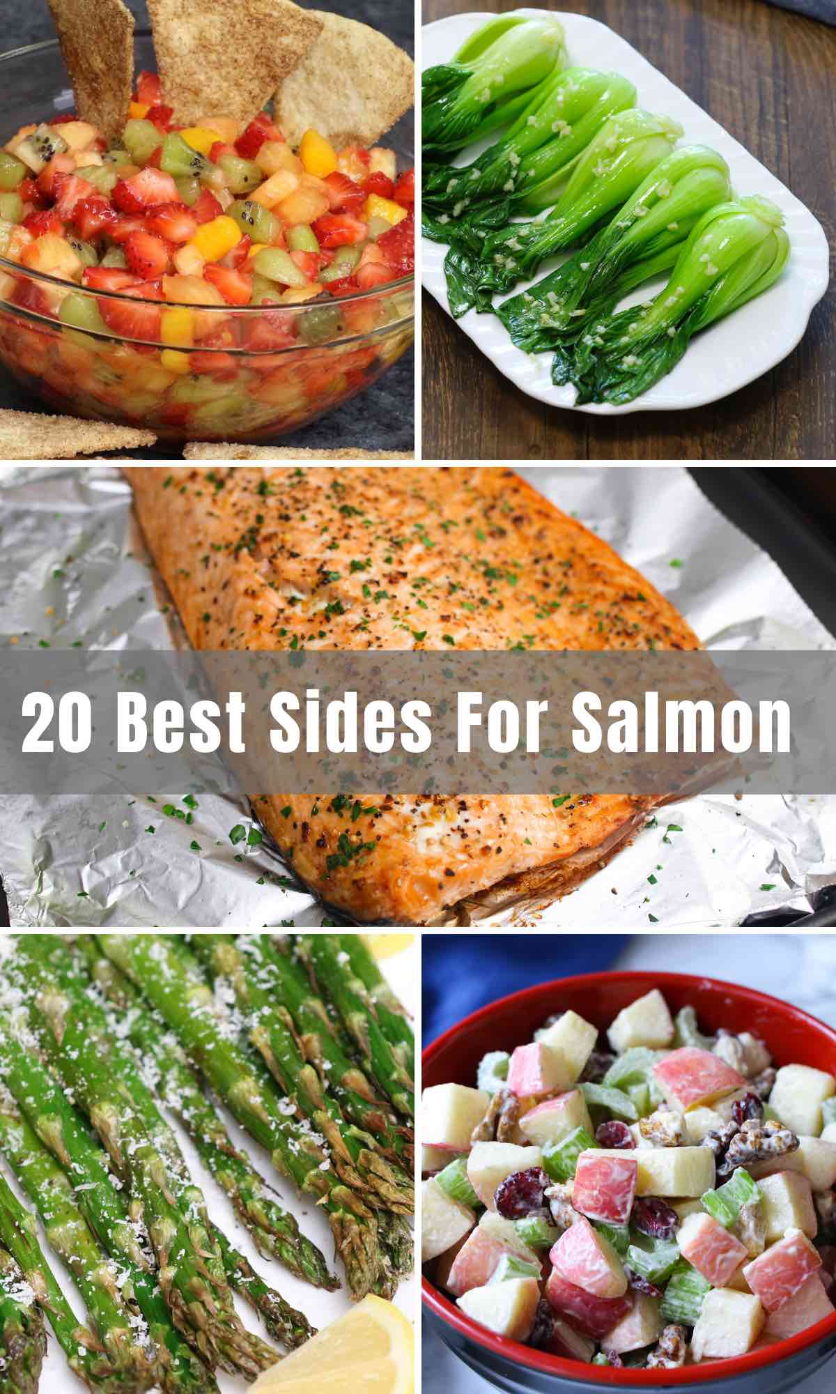 Salmon is a classic, delicious, and healthy dinner option that’s very easy to make. Check out these great sides for salmon that compliment this suppertime staple. Fish is super versatile and goes well with vegetables, pasta or grains. Salmon is no different! All you have to do is decide between a healthy side dish and a hearty side dish!