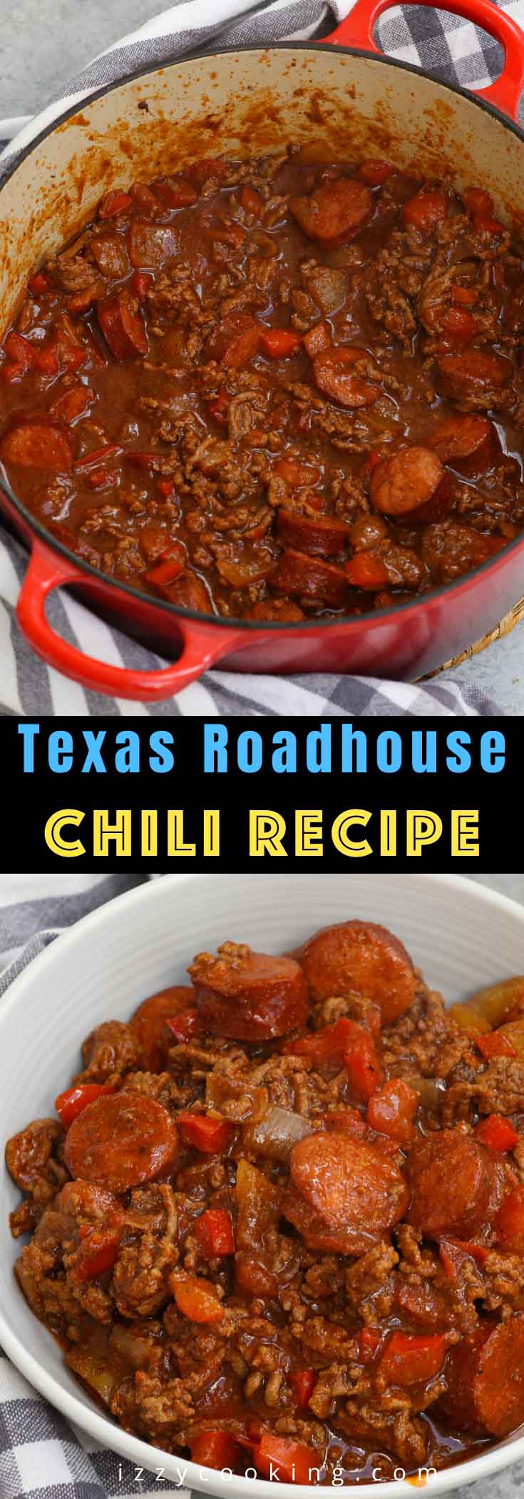 Texas Roadhouse is an American chain restaurant famous for its Southwestern cuisine. Popular menu items include steak, ribs and their infamous Texas Roadhouse Chili. Known for its spicy, smoky flavor, this copycat chili recipe is a two-meat treat for those who want a warm bowl of hearty comfort. 