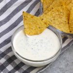 The Best Wingstop Ranch salad dressing is super flavorful and tastes better than anything store-bought! It’s our go-to dip for buffalo chicken wings, veggies, chips and pizza alike. This easy copycat ranch recipe takes less than 5 minutes to make at home and is just like the one you would get at a Wingstop restaurant.