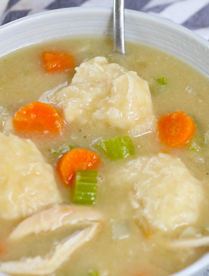There’s nothing quite as comforting as a warm, savory bowl of homemade Bisquick Chicken and Dumplings. Made with Original Bisquick mix, these hearty Bisquick Dumplings are super easy to make in a Dutch oven or slow cooker. You can boil the chicken from scratch or use rotisserie chicken for a quick dinner recipe.