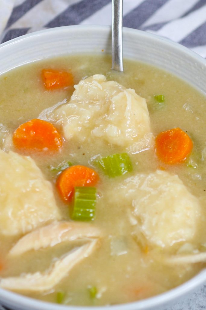 There’s nothing quite as comforting as a warm, savory bowl of homemade Bisquick Chicken and Dumplings. Made with Original Bisquick mix, these hearty Bisquick Dumplings are super easy to make in a Dutch oven or slow cooker. You can boil the chicken from scratch or use rotisserie chicken for a quick dinner recipe.