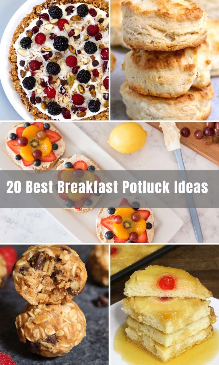20 Best Breakfast Potluck Ideas Or Brunch Potluck For Work Gatherings 