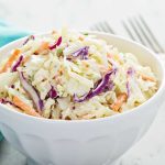 Creamy Coleslaw is one of the best side dishes to serve with BBQ pulled pork.