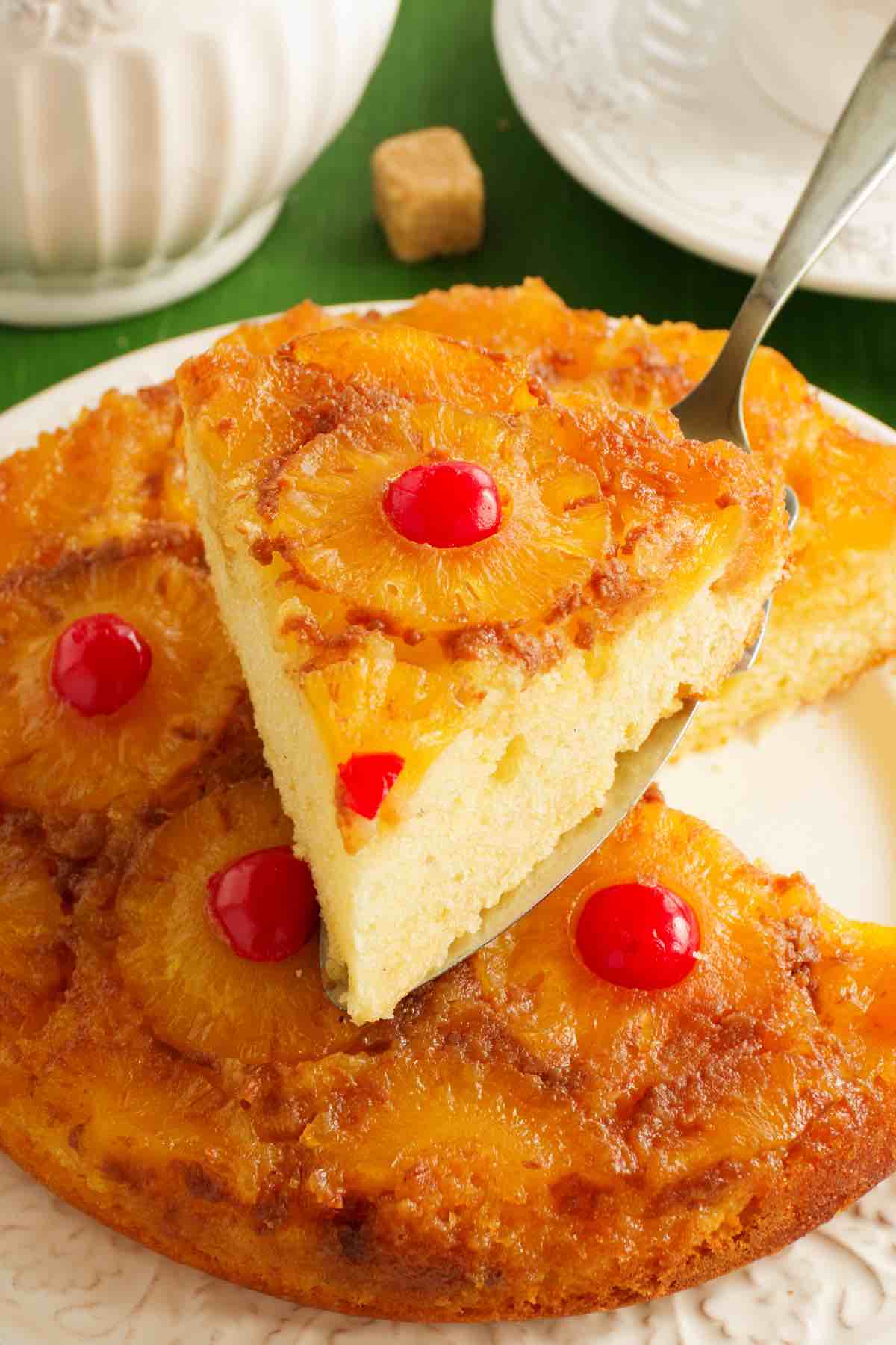 This Duncan Hines Pineapple Upside Cake is soft, fluffy, and moist. Made with Duncan Hines cake mix with a beautiful topping of caramelized pineapples and maraschino cherries, this classic recipe is so easy to prepare with a secret shortcut. It might be old-fashioned, but it’s far from boring!