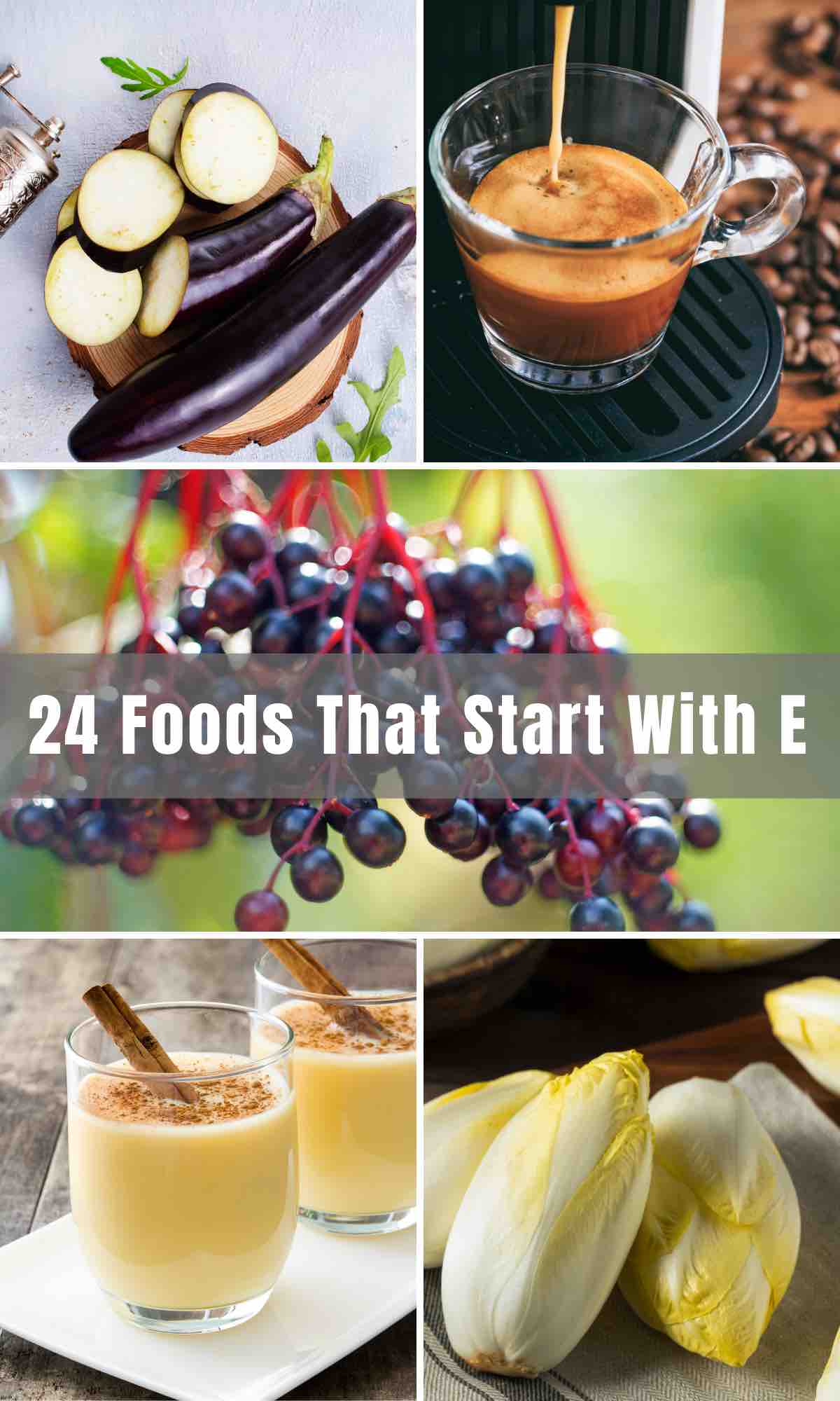 Whether you’re looking for a snack, breakfast meal, fruit, or even a drink, we have plenty of ‘Enticing’ Foods that Start with E. You can ‘Enjoy’ them alone or even pair them together! 