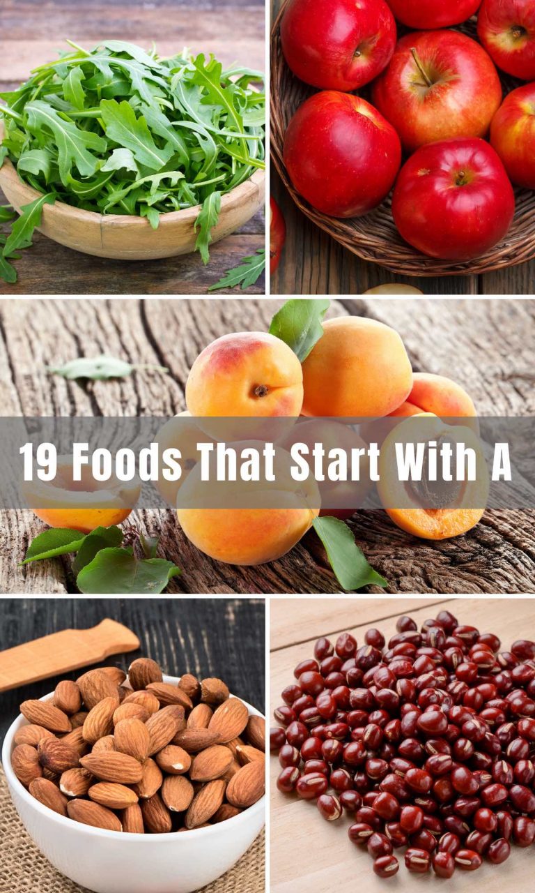 19 Popular Foods that Start with A