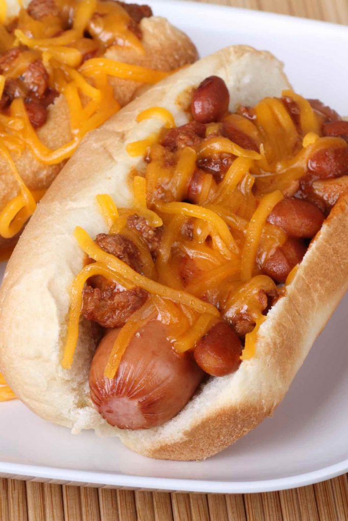 Griddle Chili Dog