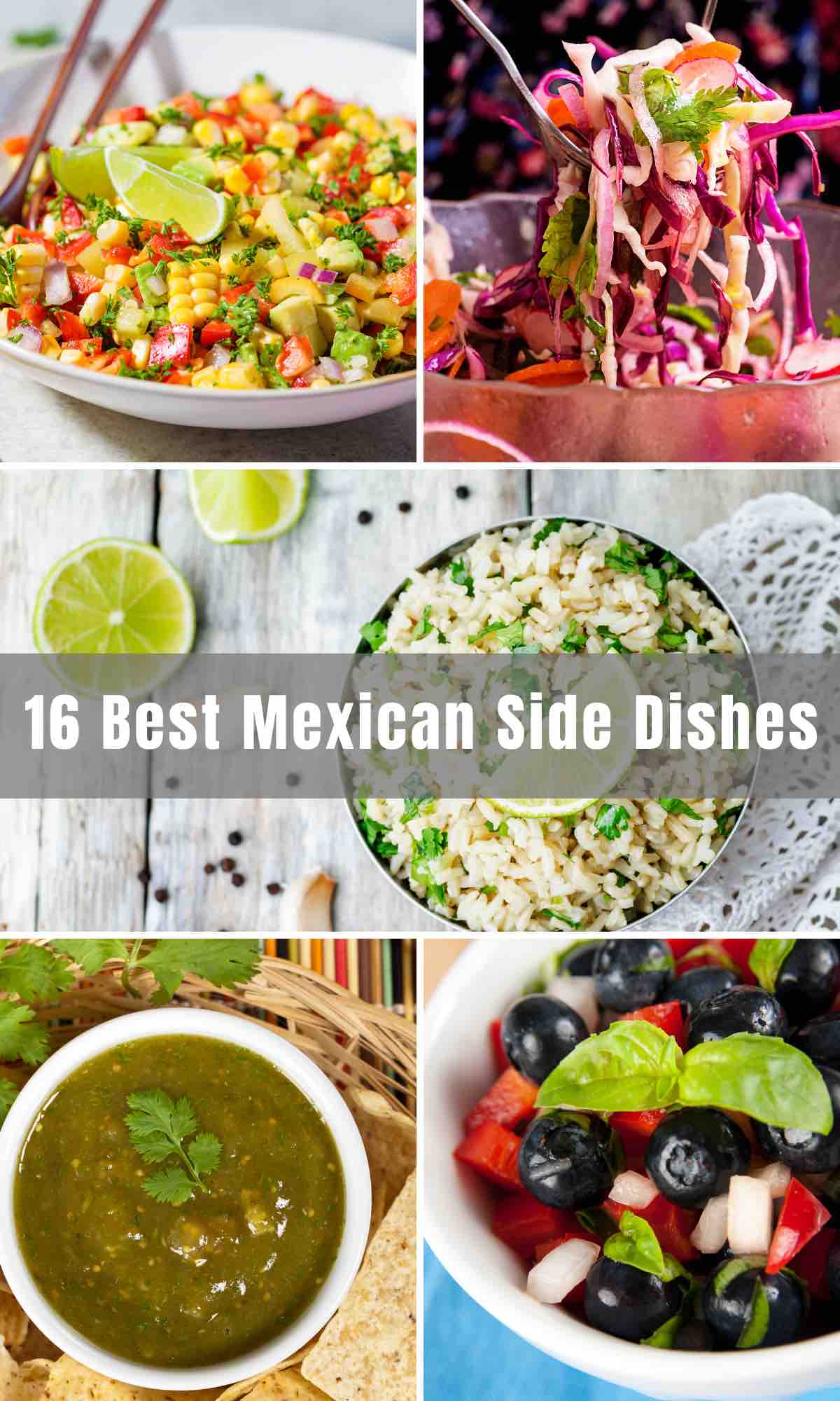 We’ve collected 16 Best Mexican Side Dishes that you can serve on Taco Tuesdays and other nights of the week when you want to have Mexican food. From Enchiladas to Mexican Street Corn Salad, to Easy Guacamole, we have listed all the popular Mexican side recipes below to serve with your tacos, fajitas, and other dishes.