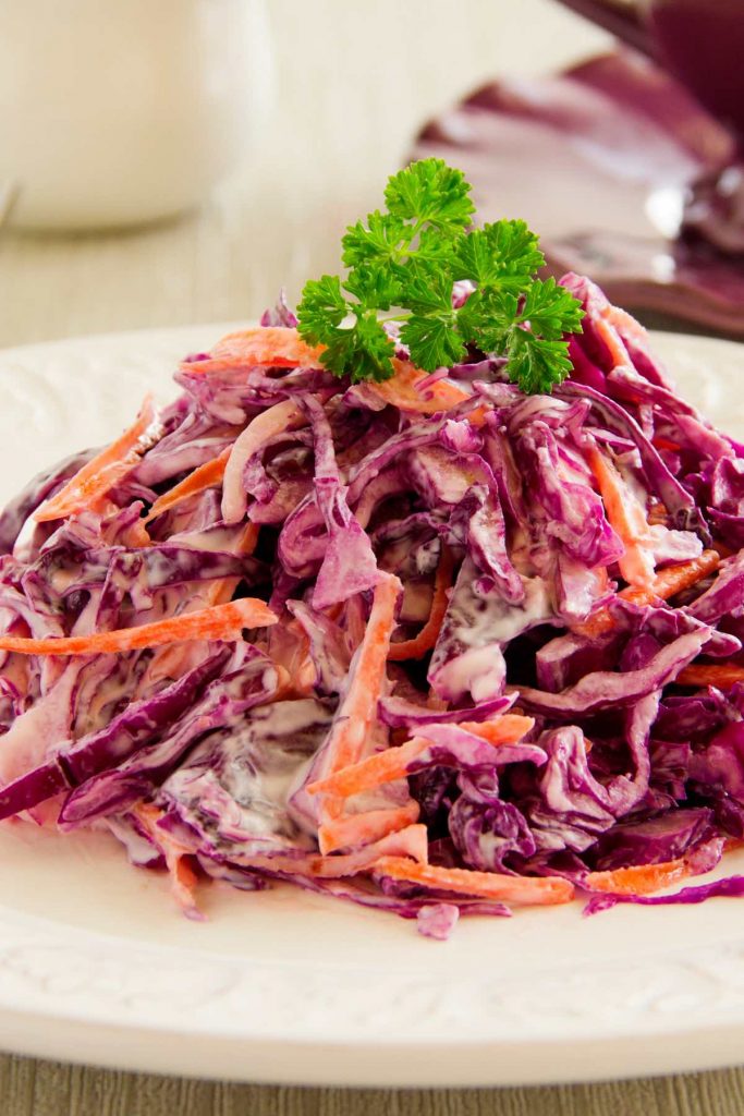 Red Cabbage Slaw